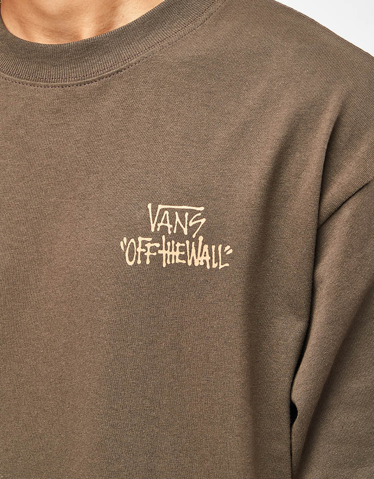 Vans Stomper Loose Fit T-Shirt - Coal Brown - Image 4