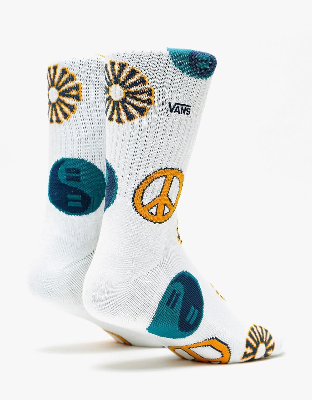 Vans Take A Stand Crew Socks - White - Image 3