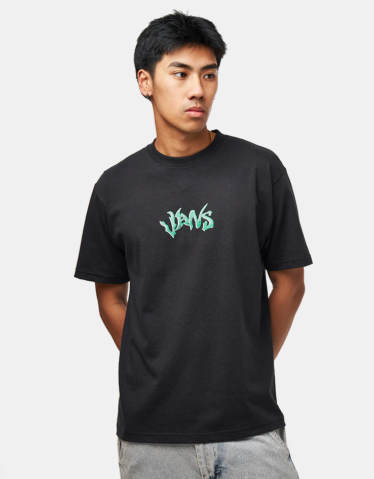 Vans Wild Circle T-Shirt - Black - Image 2