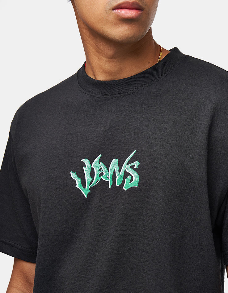 Vans Wild Circle T-Shirt - Black - Image 4