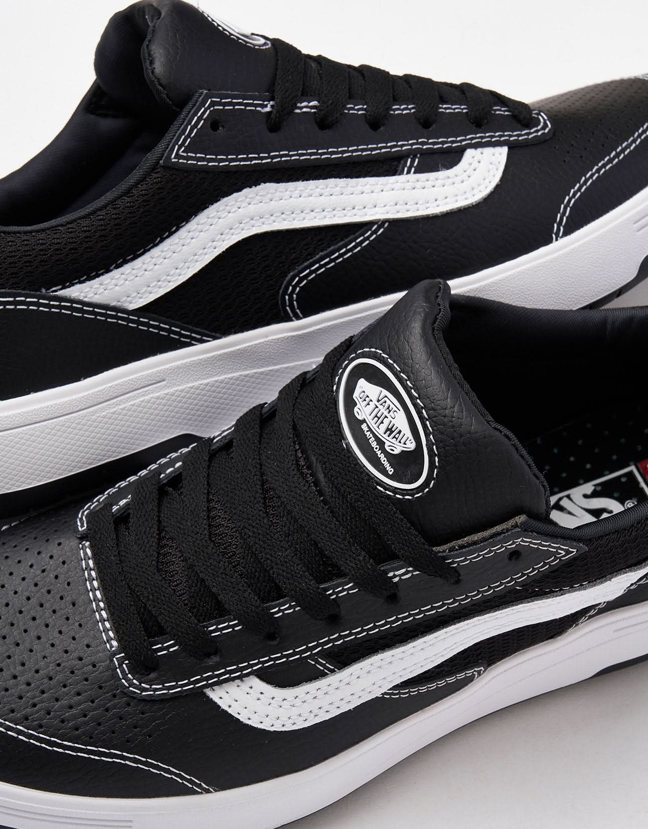 Vans Zahba Skate Shoes - Black/White - Image 6