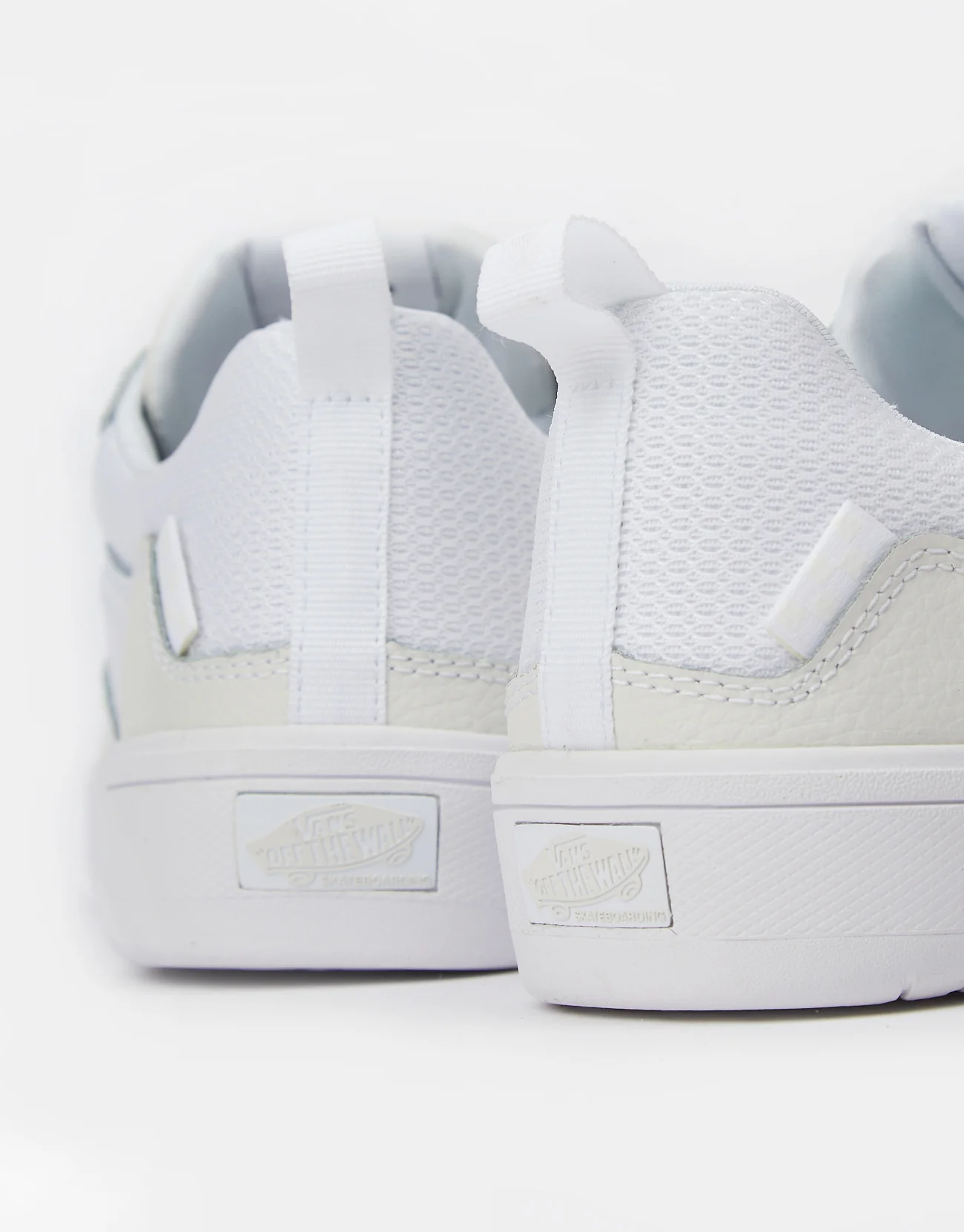 Vans Zahba Skate Shoes - White/White - Image 5