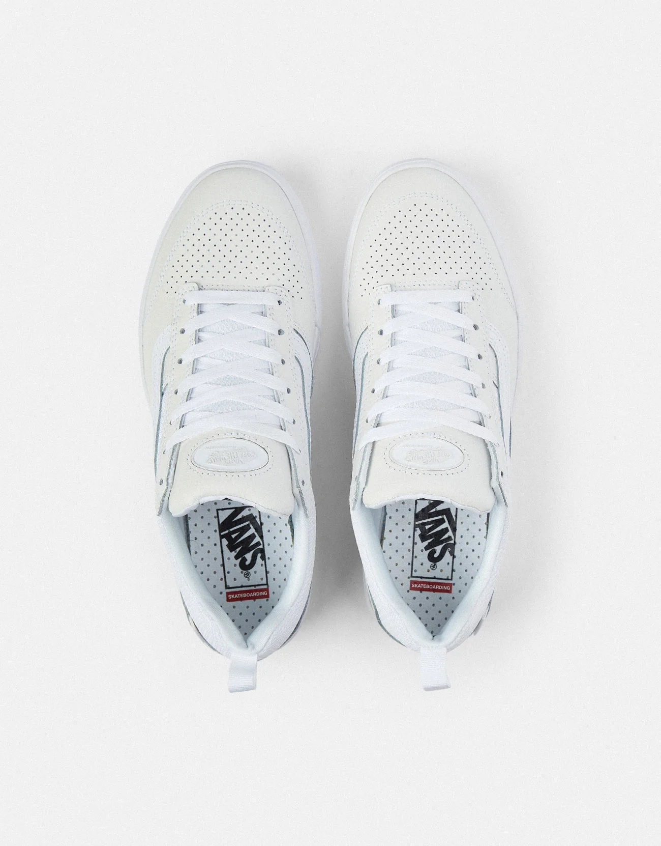 Vans Zahba Skate Shoes - White/White - Image 6