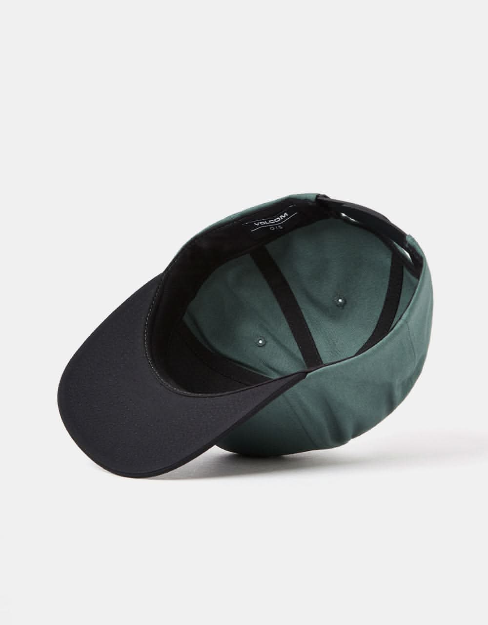 Volcom Quarter Twill Snapback Cap - Sea Green - Image 4