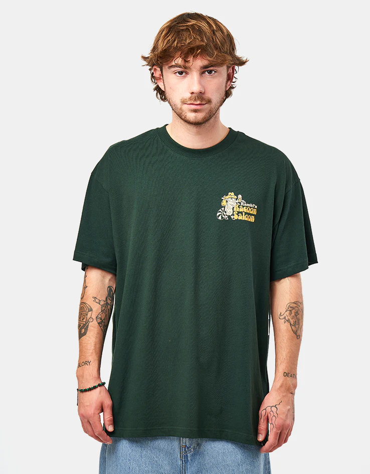 Volcom Racoon Loose T-Shirt - Scarab - Image 2