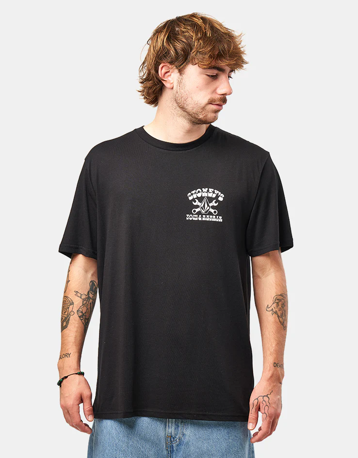 Volcom Stoneys T-Shirt - Black - Image 2