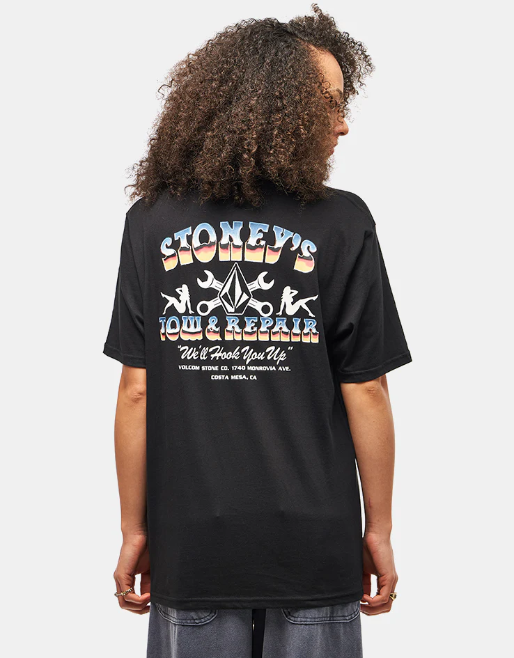Volcom Stoneys T-Shirt - Black - Image 6