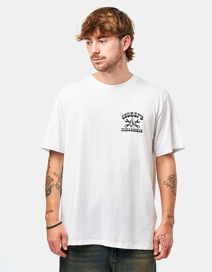 Volcom Stoneys T-Shirt - White - Image 2