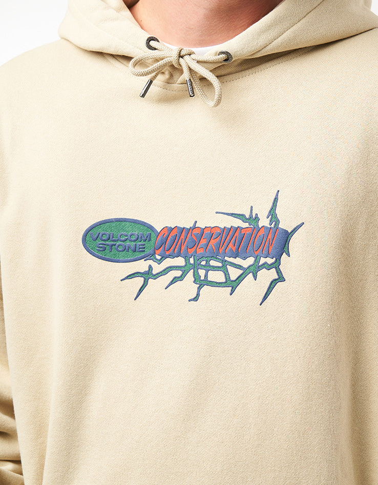 Volcom Tripper Pullover Hoodie - Light Beige - Image 4
