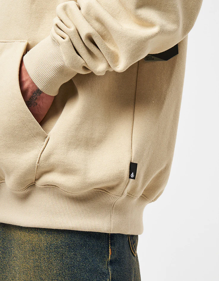 Volcom Tripper Pullover Hoodie - Light Beige - Image 5
