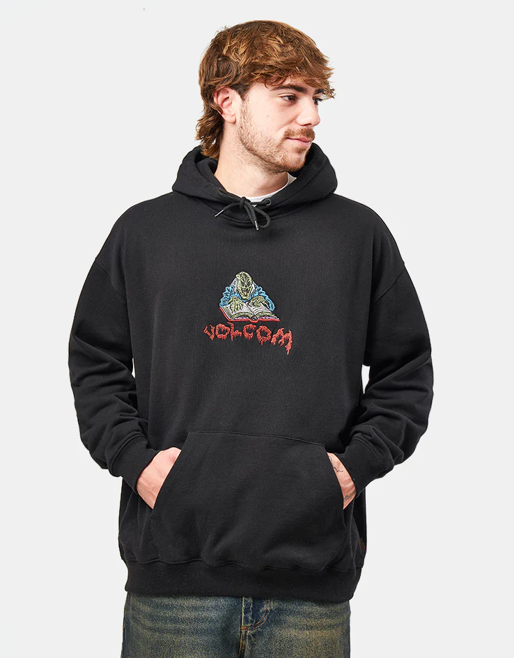 Volcom x JJ Villard Pullover Hoodie - Black - Image 2