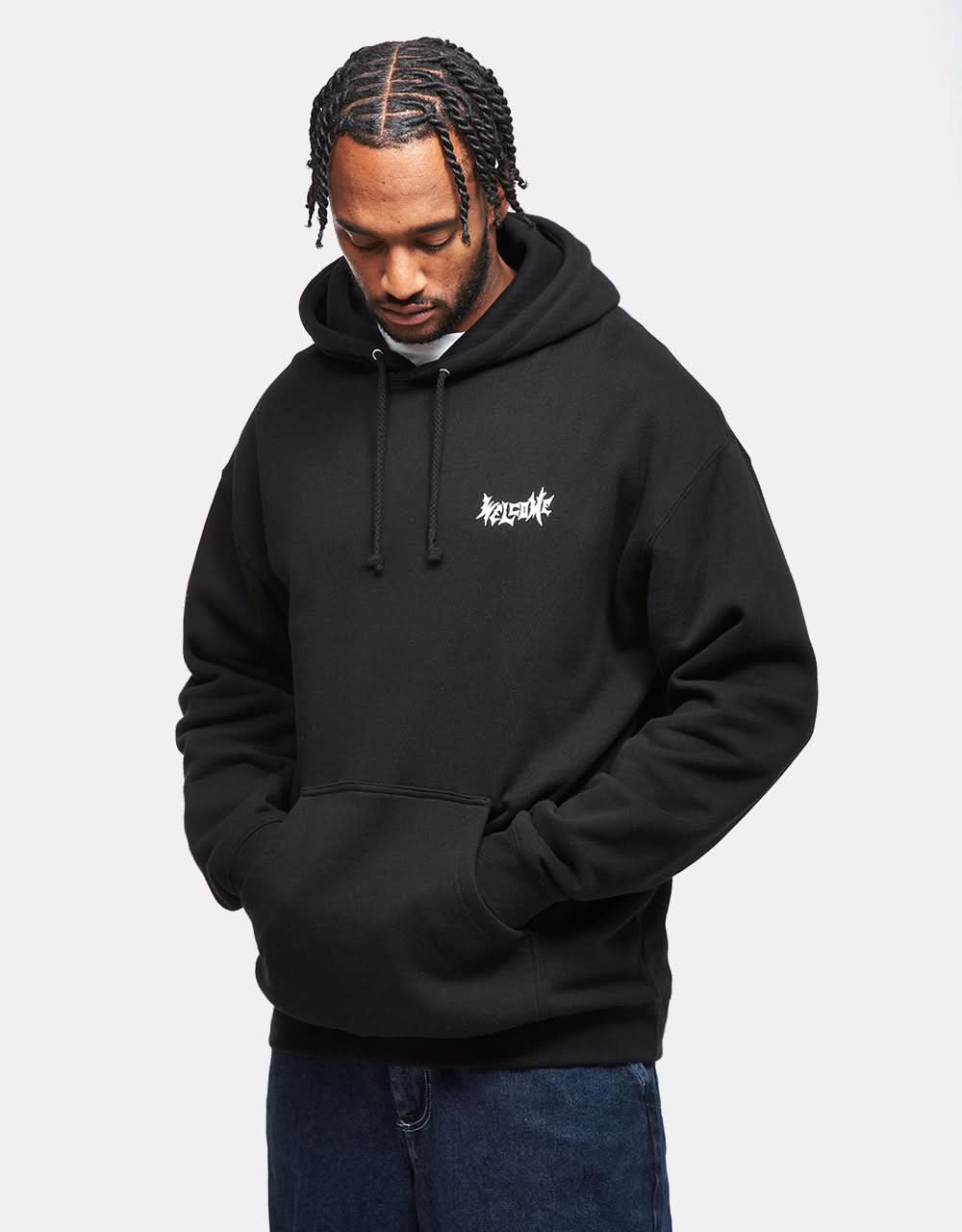 Welcome Baller Pullover Hoodie - Black - Image 2