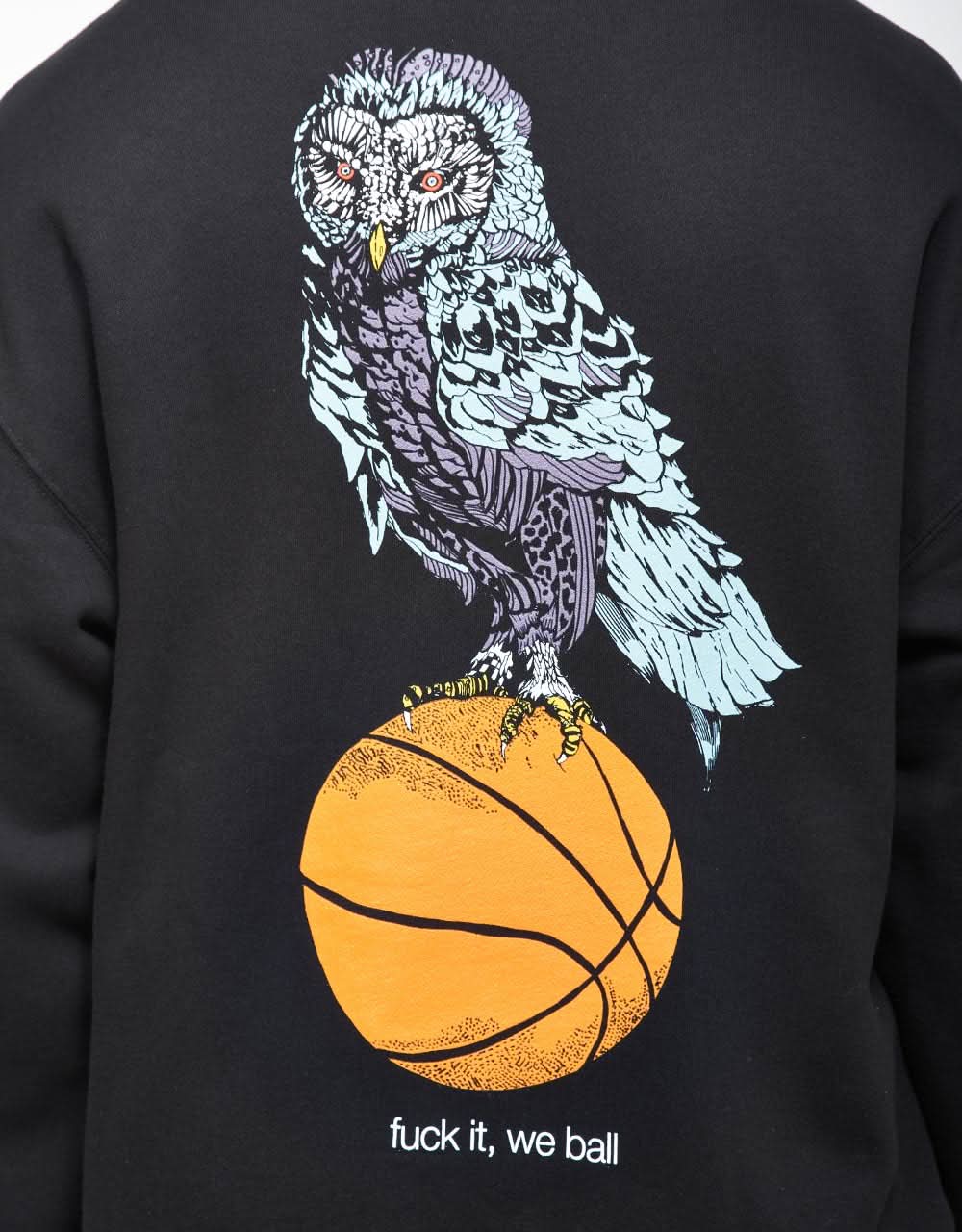 Welcome Baller Pullover Hoodie - Black - Image 3