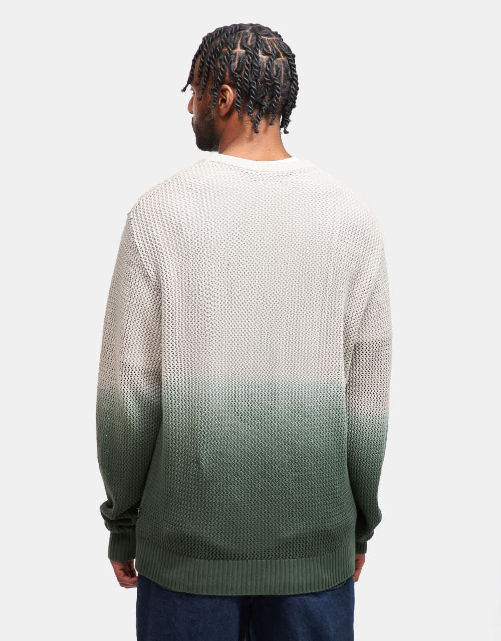 Welcome Maille Dip-Dyed Loose-Knit Sweater - Pile/Bone - Image 2