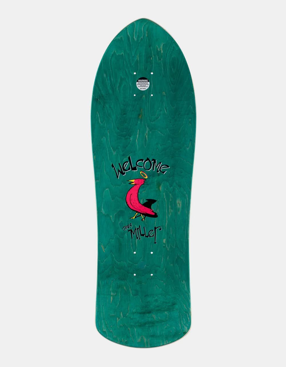 Welcome Miller Beast on Crossbone Skateboard Deck - 10" - Image 2