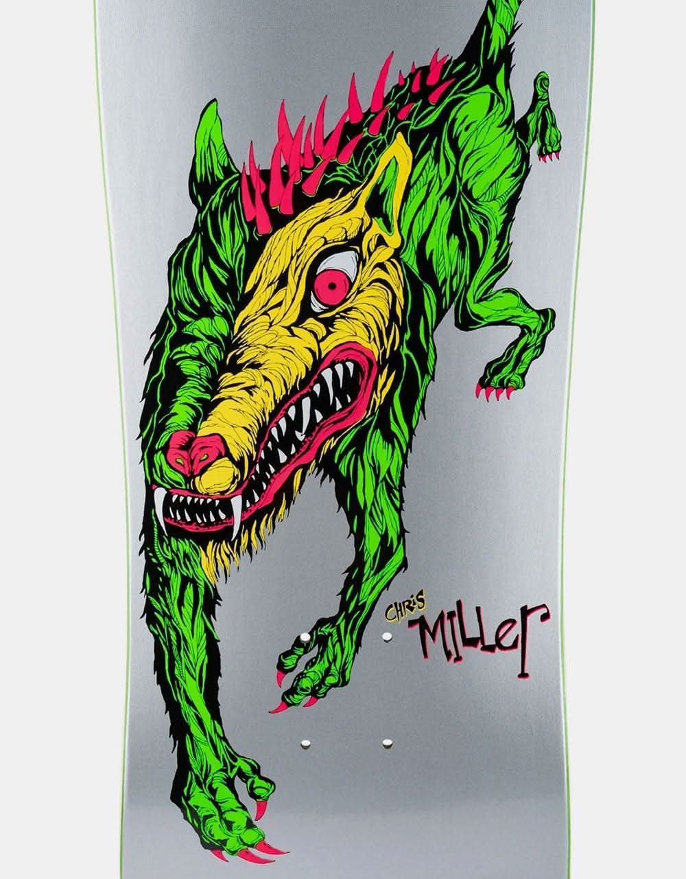 Welcome Miller Beast on Crossbone Skateboard Deck - 10" - Image 3