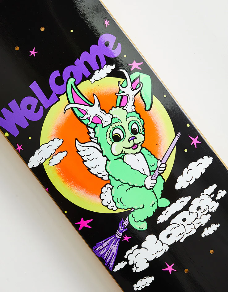 Welcome Nora Full Moon on Popsicle Skateboard Deck - 8.25" - Image 2