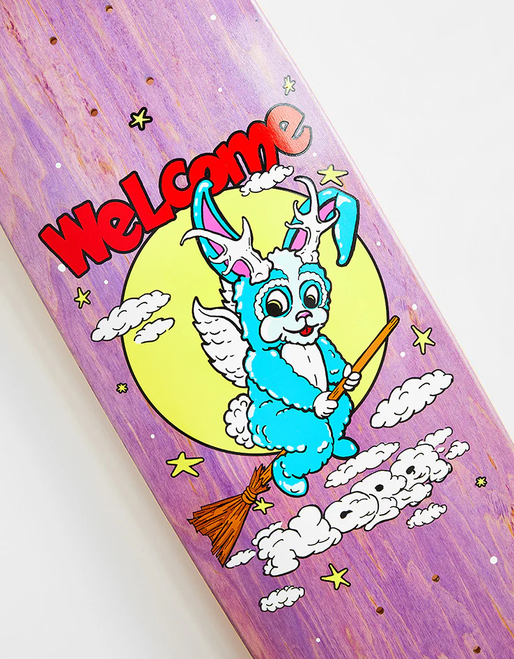 Welcome Nora Full Moon on Sphynx Skateboard Deck - 8.8" - Image 2
