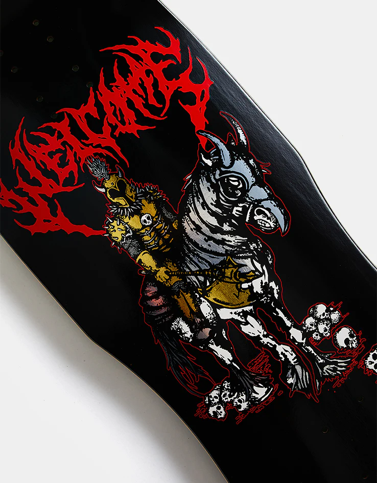 Welcome Rider on Dark Lord Skateboard Deck - 9.75" - Image 3