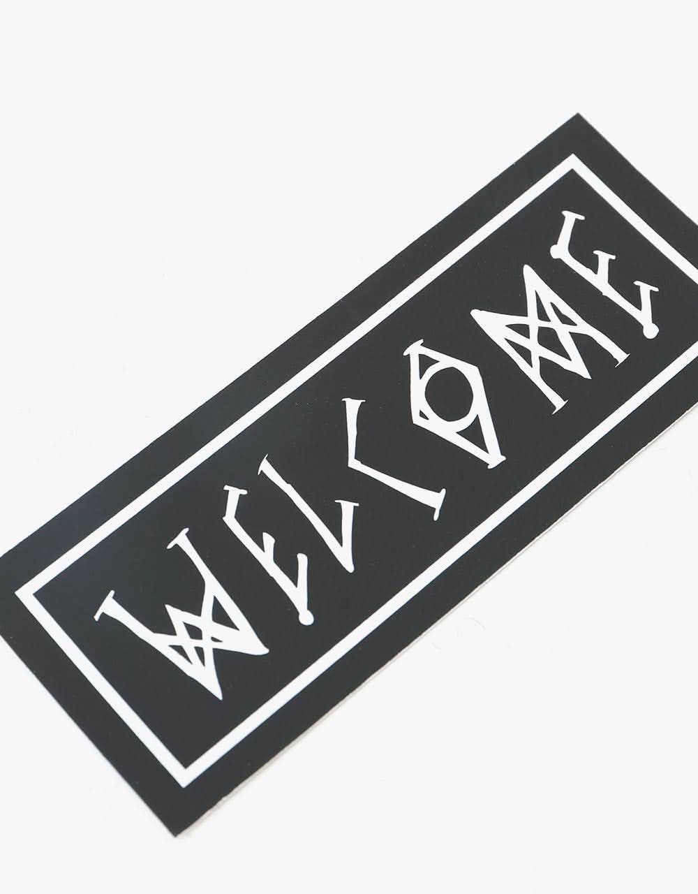 Welcome Scrawl 5" Sticker - Image 2