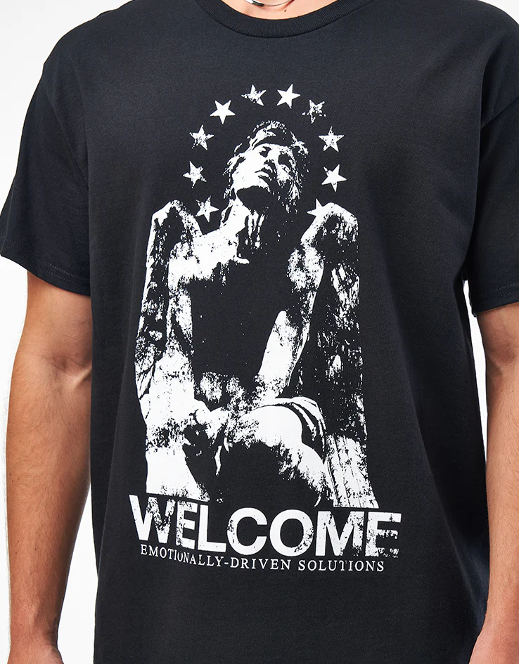 Welcome Solutions T-Shirt - Black - Image 3