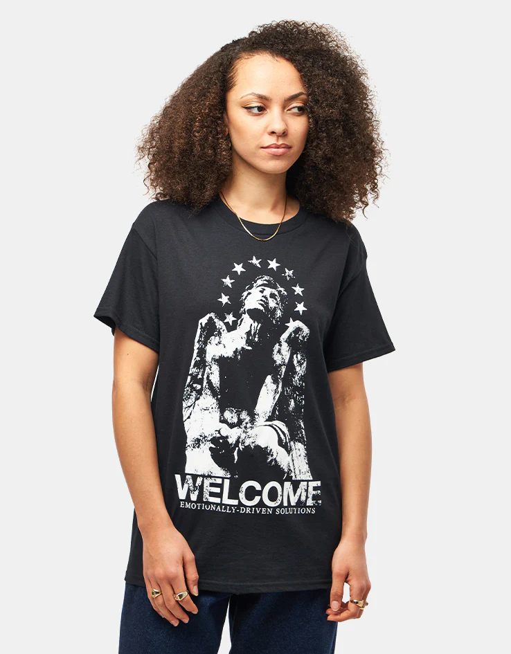Welcome Solutions T-Shirt - Black - Image 4