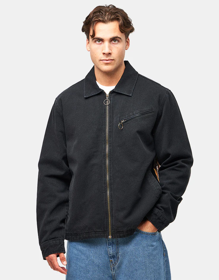 Welcome x Adventure Time Billy Canvas Zip Jacket - Black - Image 2