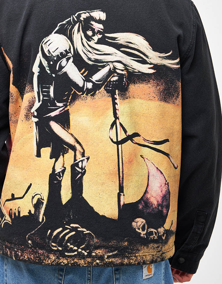 Welcome x Adventure Time Billy Canvas Zip Jacket - Black - Image 3