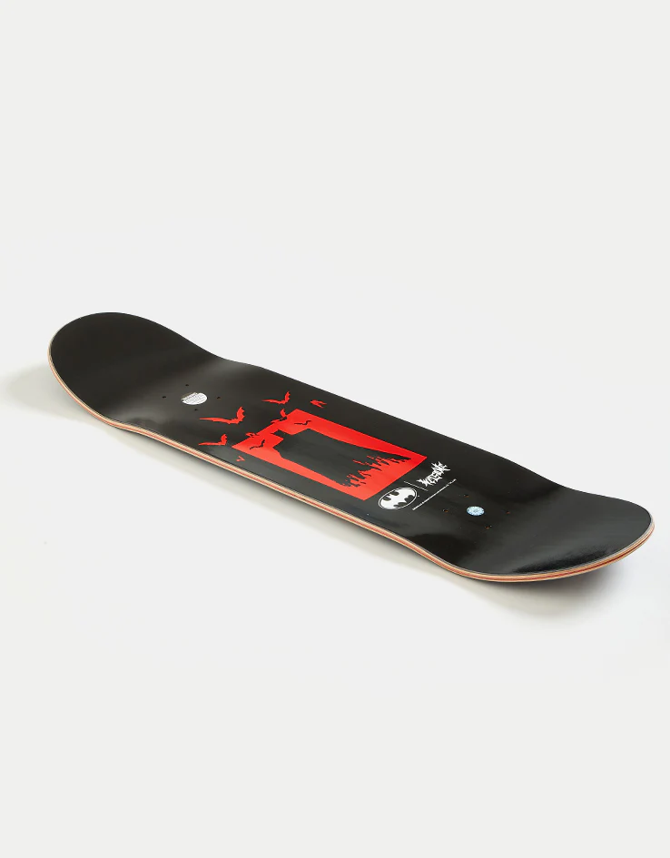 Welcome x Batman Bat Flames Skateboard Deck - 8.5" - Image 2