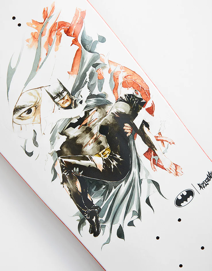 Welcome x Batman Heart of Hush on Gaia Skateboard Deck - 9.6" - Image 2
