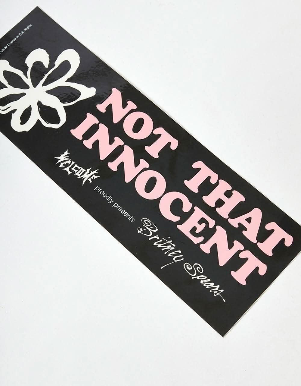 Welcome x Britney Spears "Not That Innocent" Bumper Sticker - Image 3
