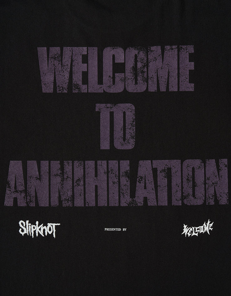 Welcome x Slipknot Annihilation T-Shirt - Black - Image 4