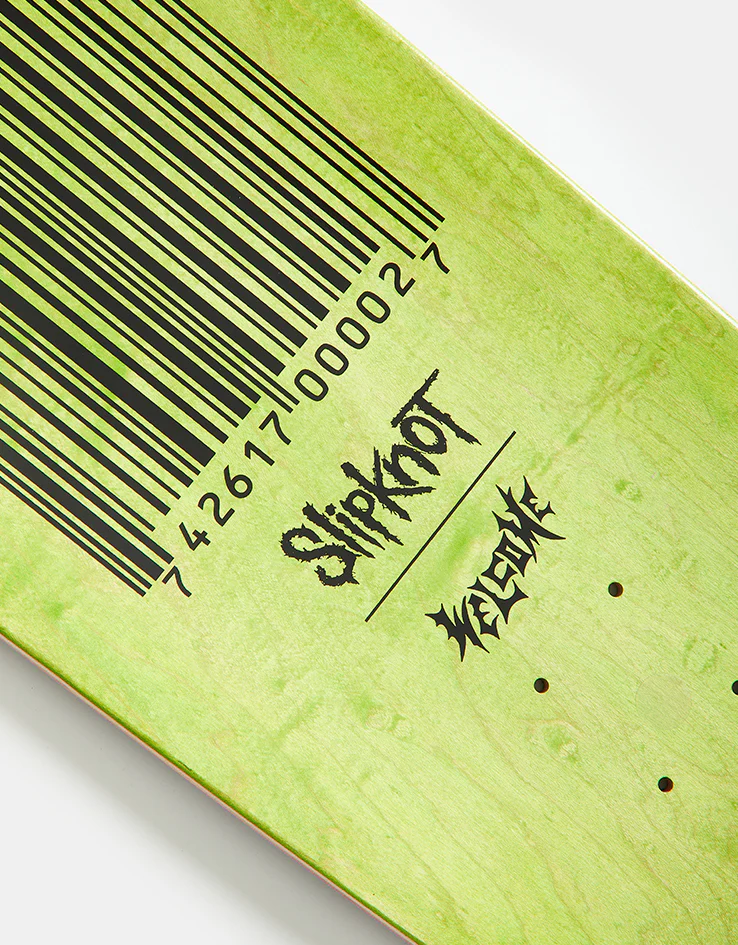 Welcome x Slipknot Oval Logo on Boline 2.0 Skateboard Deck - 9.5" - Image 4