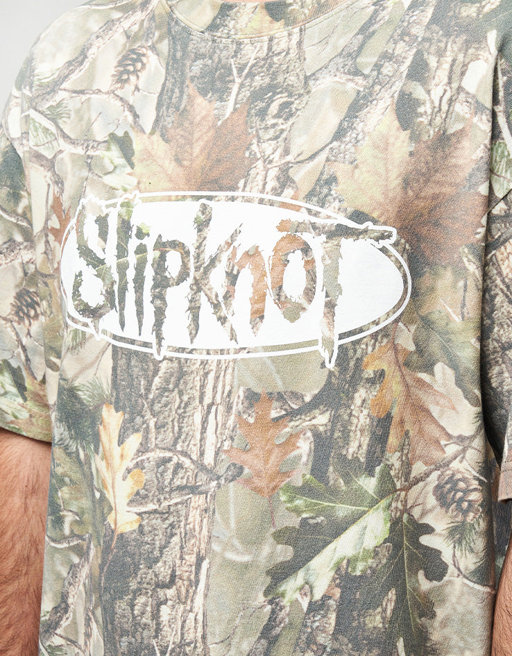 Welcome x Slipknot Oval Logo T-Shirt - Camo - Image 3