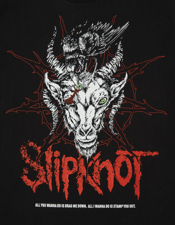 Welcome x Slipknot Spit it Out T-Shirt - Black - Image 3