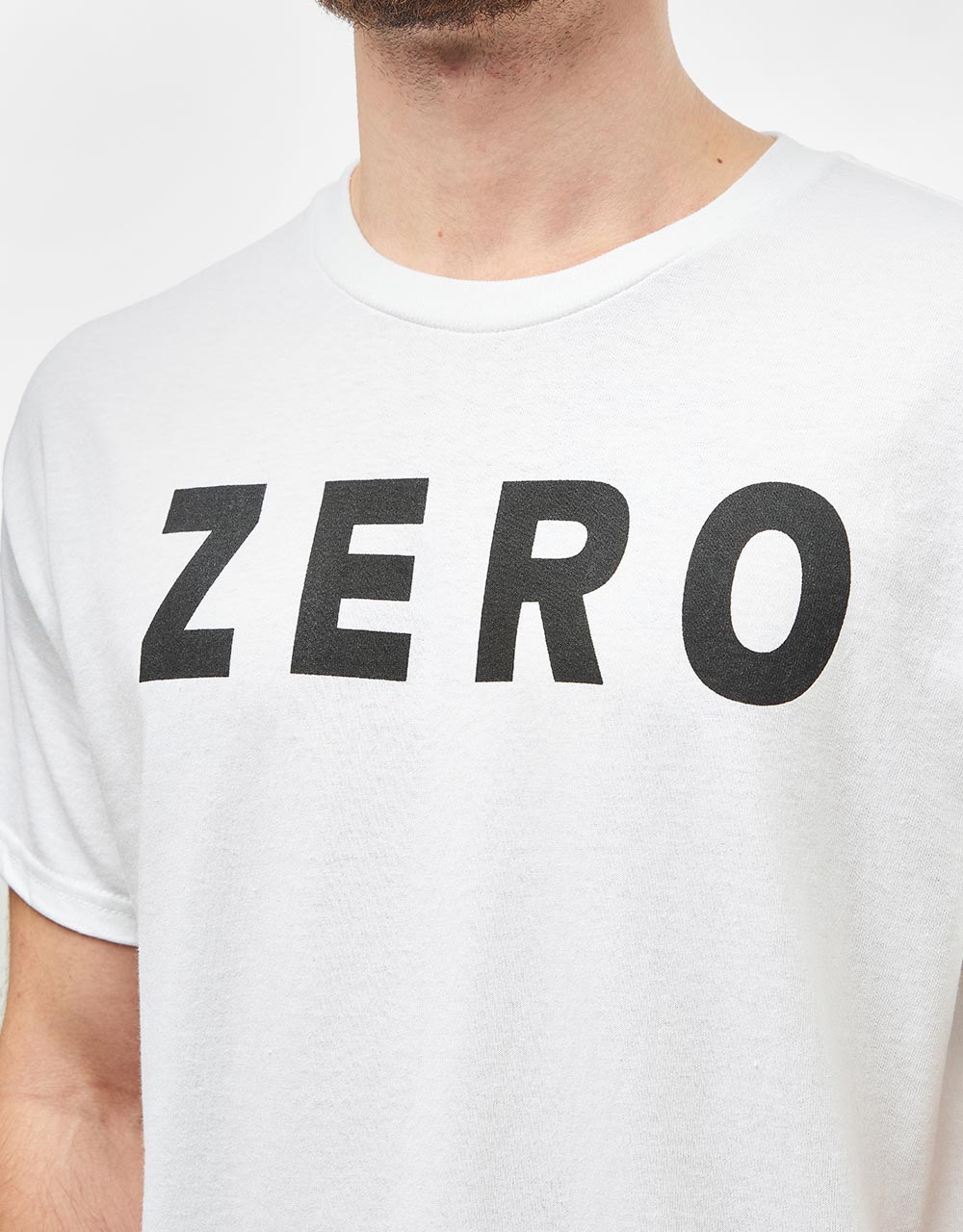 Zero Army T-Shirt - White/Black - Image 3
