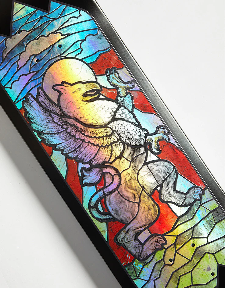 Zero Burleigh Stained Glass Skateboard Deck - 8.5" - Image 2