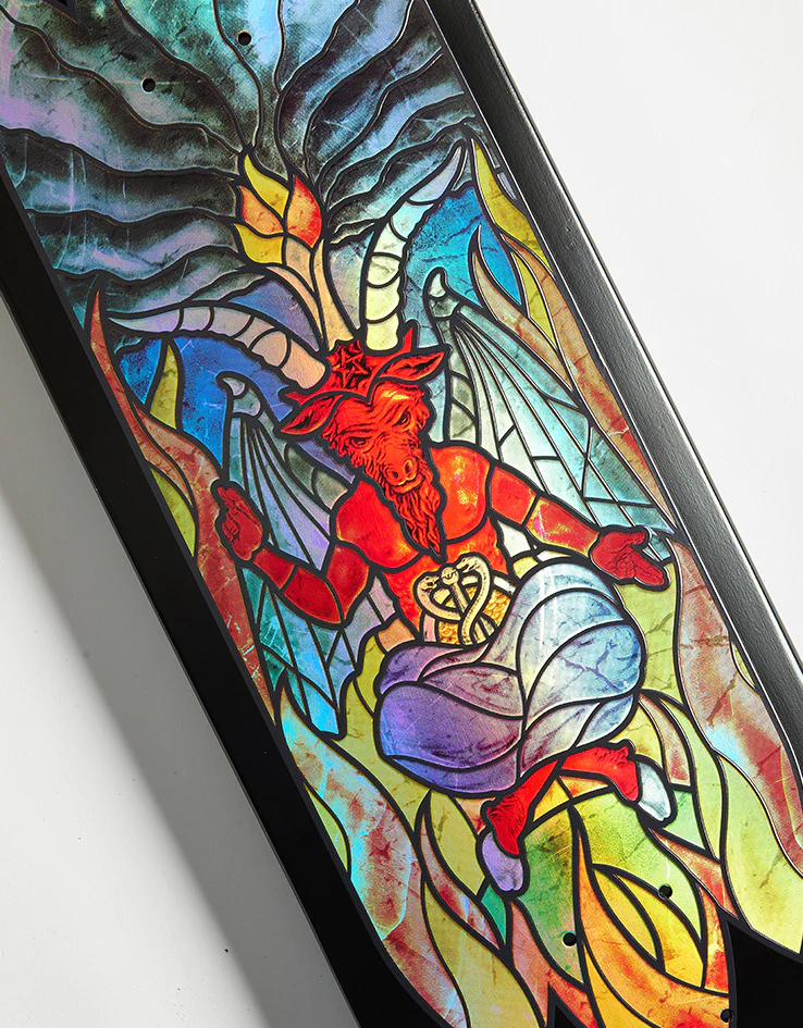 Zero Burman Stained Glass Skateboard Deck - 8.625" - Image 2