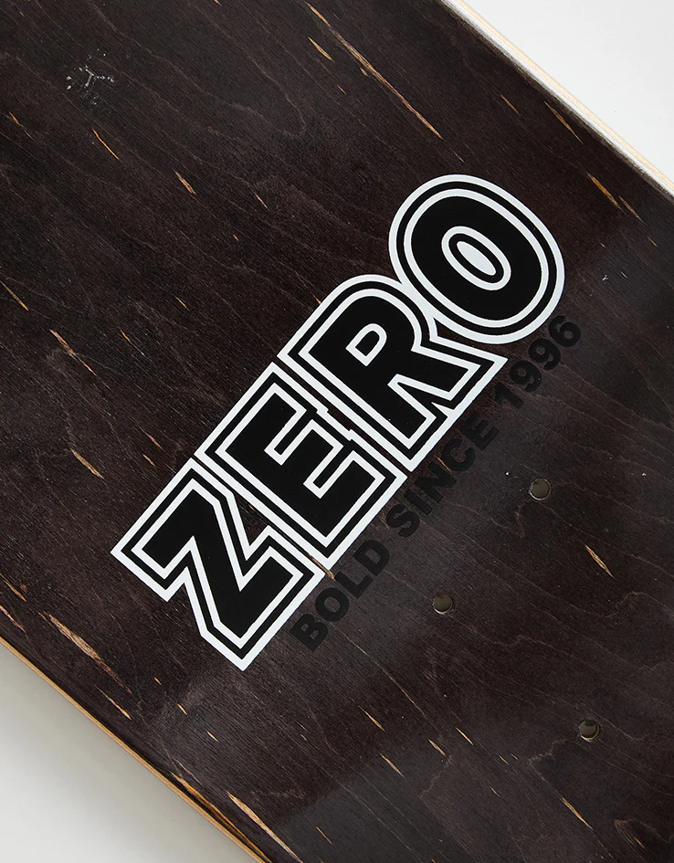 Zero Classic Bold Skateboard Deck - Black/White - Image 4