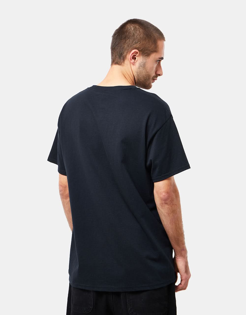 Zero Single Skull T-Shirt - Black/White - Image 3